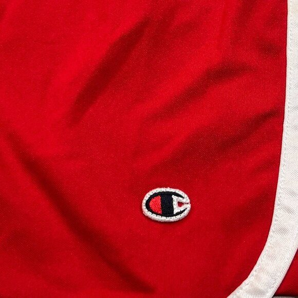 Champion Swimsuit Mens Small Shorts Lined Swim Trunks Red Drawstring - Picture 2 of 5